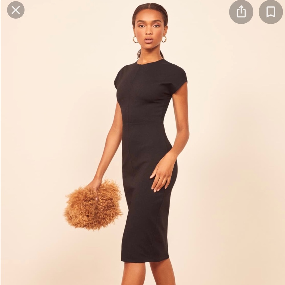 New With Tags, Black Reformation Katy Dress
